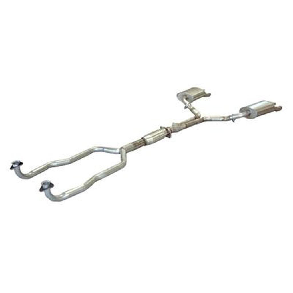 1991 Corvette C4 Exhaust System - W/O Front Pre-Converters