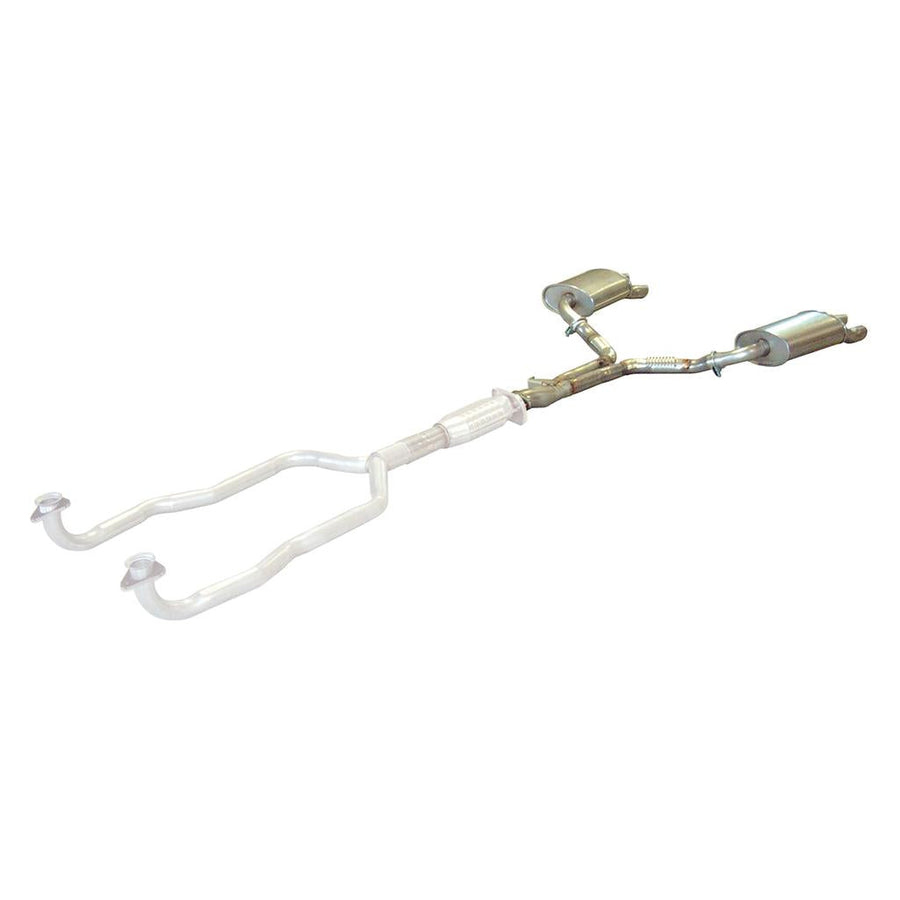 1984 Corvette C4 Exhaust System - Cat Back W/Rear Y-Pipe W/Crossover & Reproduction Mufflers