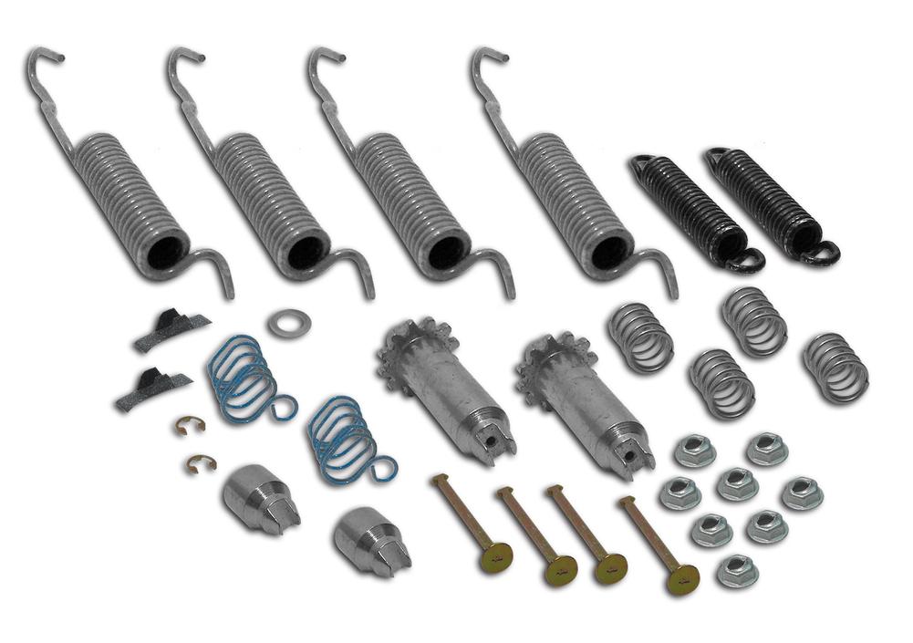 C1 1953-1962 Chevrolet Corvette Brake Shoe Hardware Kit. Rear