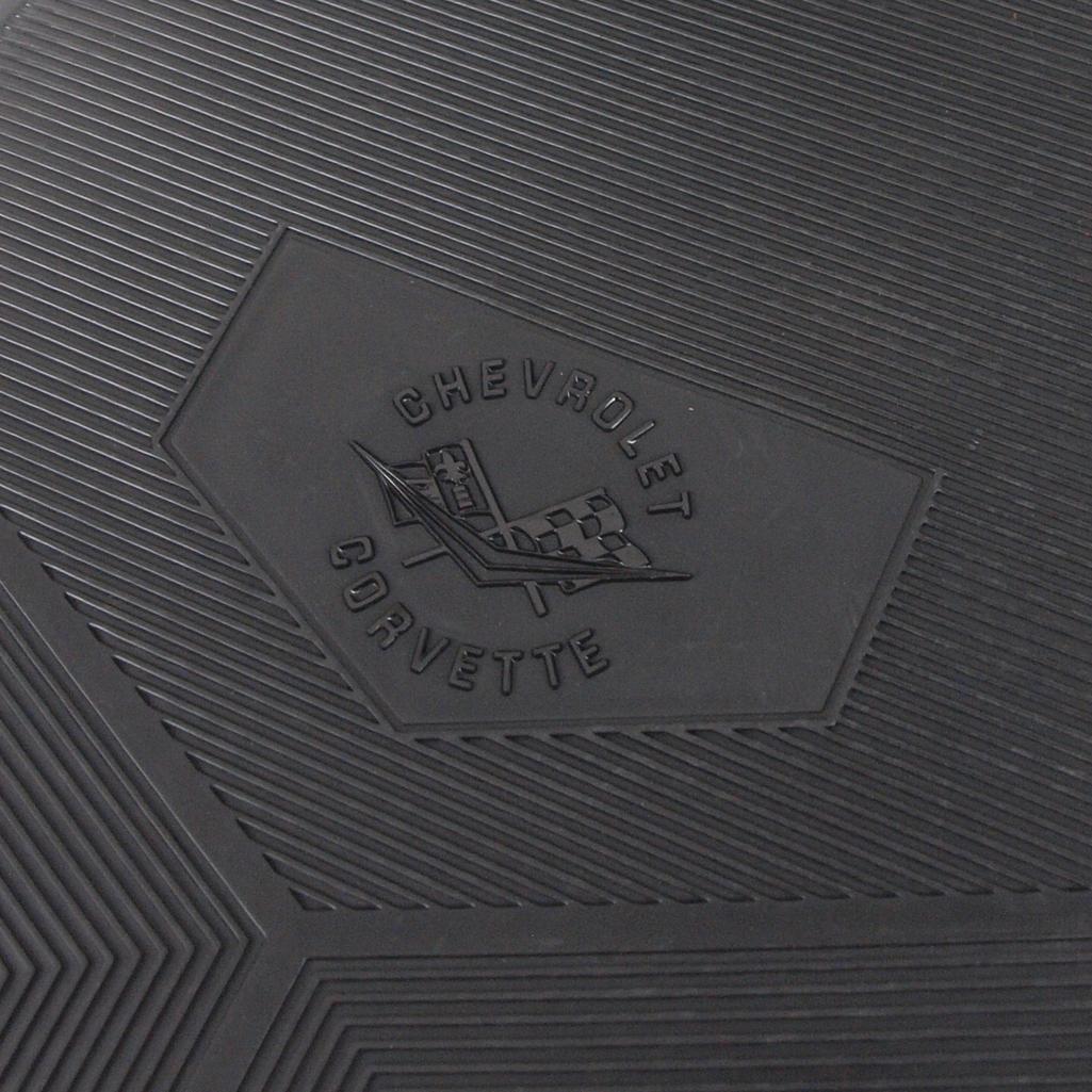 1958-1960 Corvette C1 Mats, Black Corvette