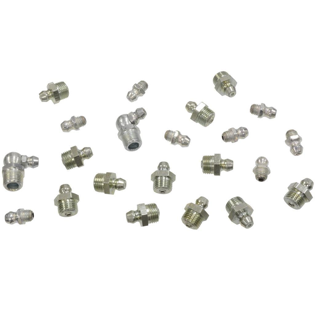 1956-1962 Corvette C1 Grease Fitting Kit, 22 Piece