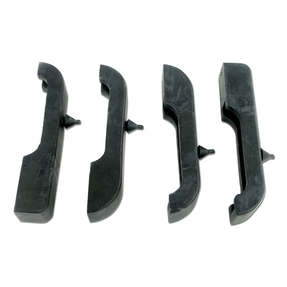 C3 1976-1980 Corvette Radiator Mount Cushion Set - Upper & Lower 2-Inch Rad - 4Pc