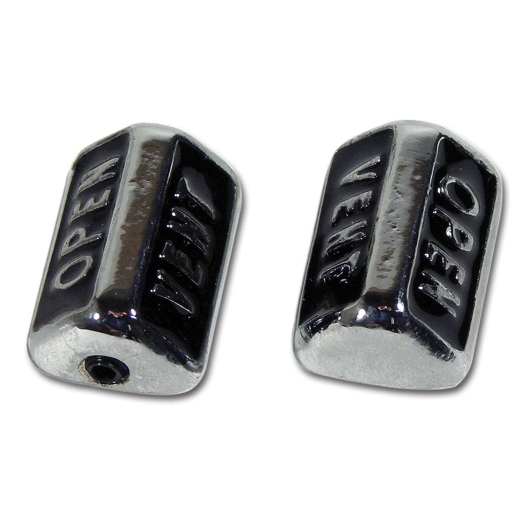 1968-1969 Corvette C3 Vent Knobs, W/O Air Conditioning