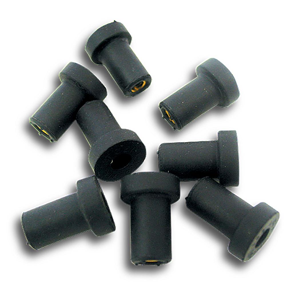 1968-1969 Corvette C3 Side Louver Nuts, In Body 8 Piece Set 2 Required