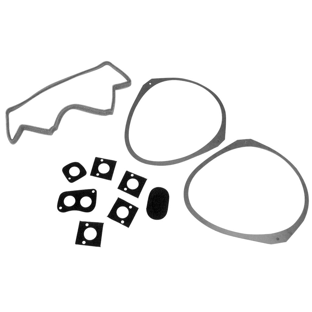 1968-1977 Corvette C3 Dash Gauge Seal Kit, 9 Piece