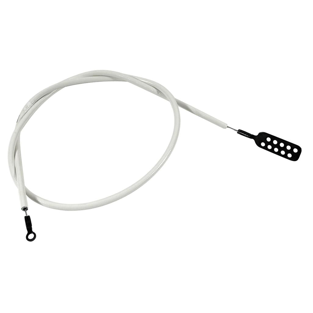 1968-1969 Corvette C3 Hood Release Cable - 68 Late - 69 Early 34 1/4" White