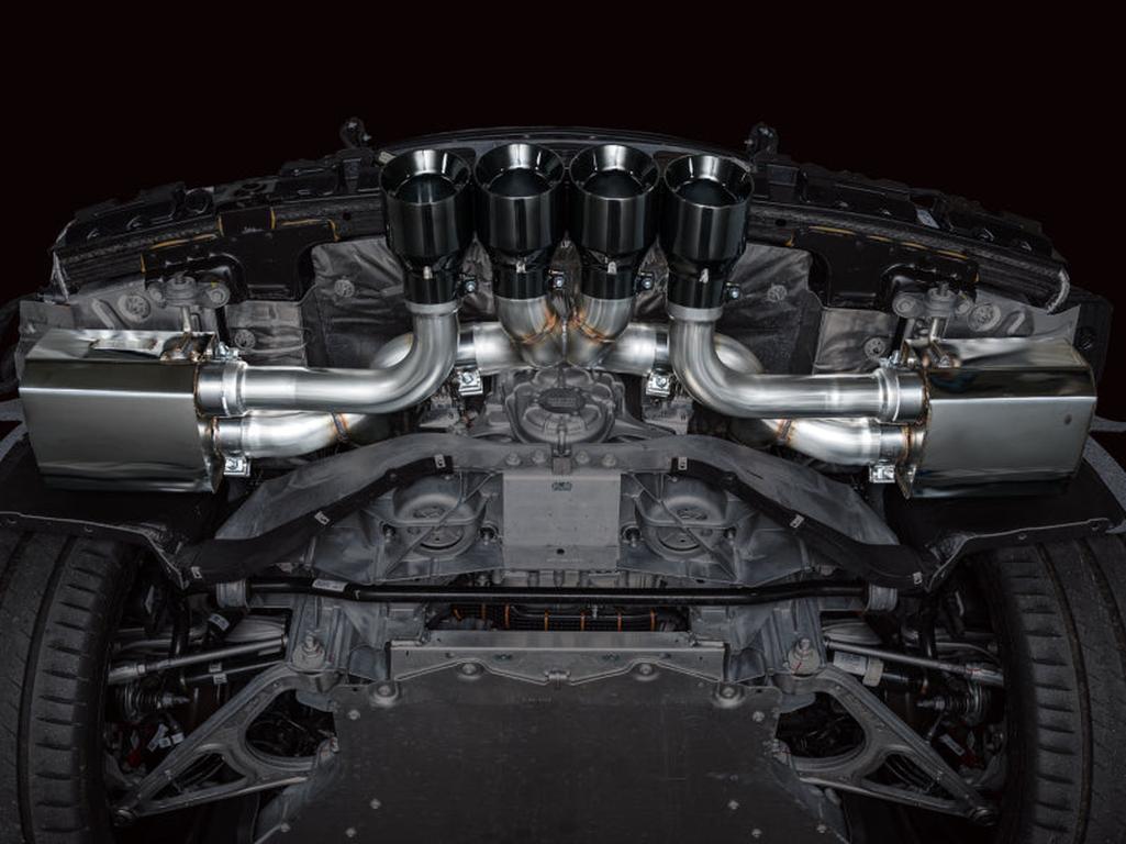 AWE Tuning 2023 C8 Corvette Z06 SwitchPath Cat-Back Exhaust with Diamond Black Tips