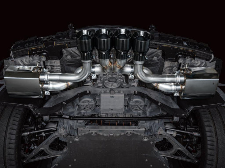 AWE Tuning 2023 C8 Corvette Z06 SwitchPath Cat-Back Exhaust with Diamond Black Tips