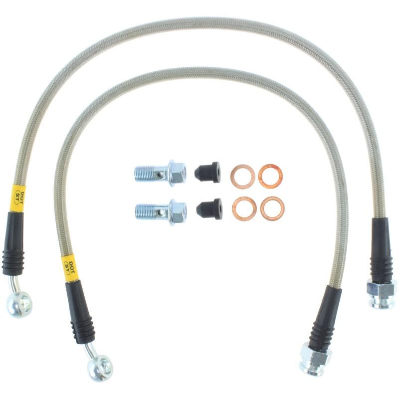 Corvette StopTech Stainless Steel Rear Brake Line Kit - Rear: 1997-2004 C5 & Z06