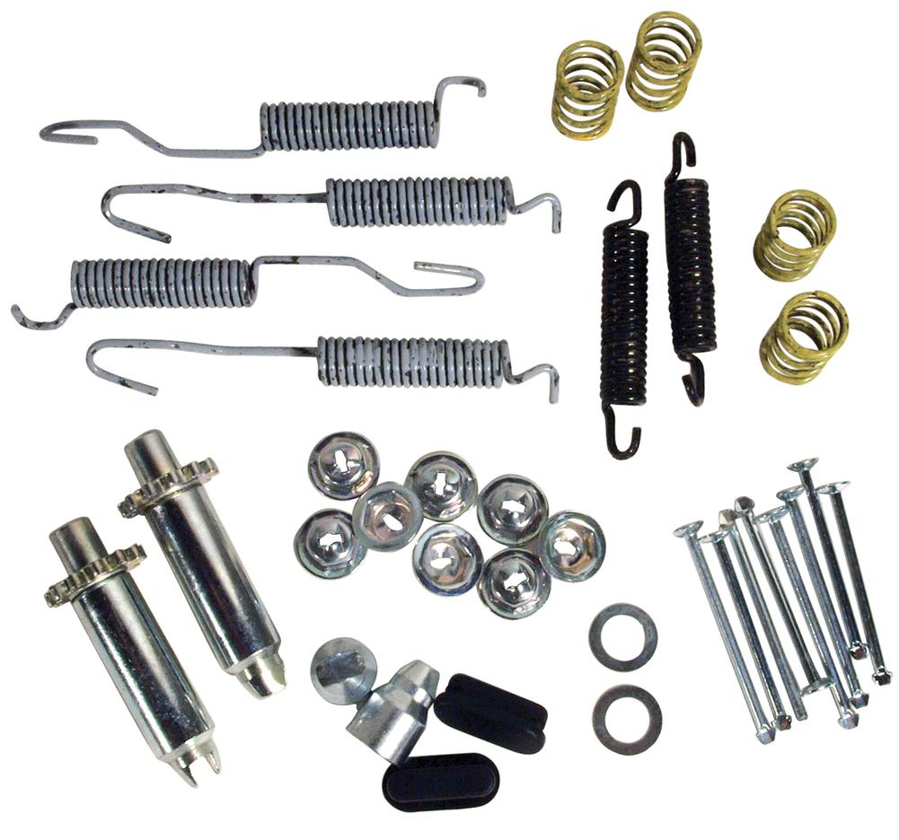 C1 1956-1962 Chevrolet Corvette Brake Shoe Hardware Kit. Front