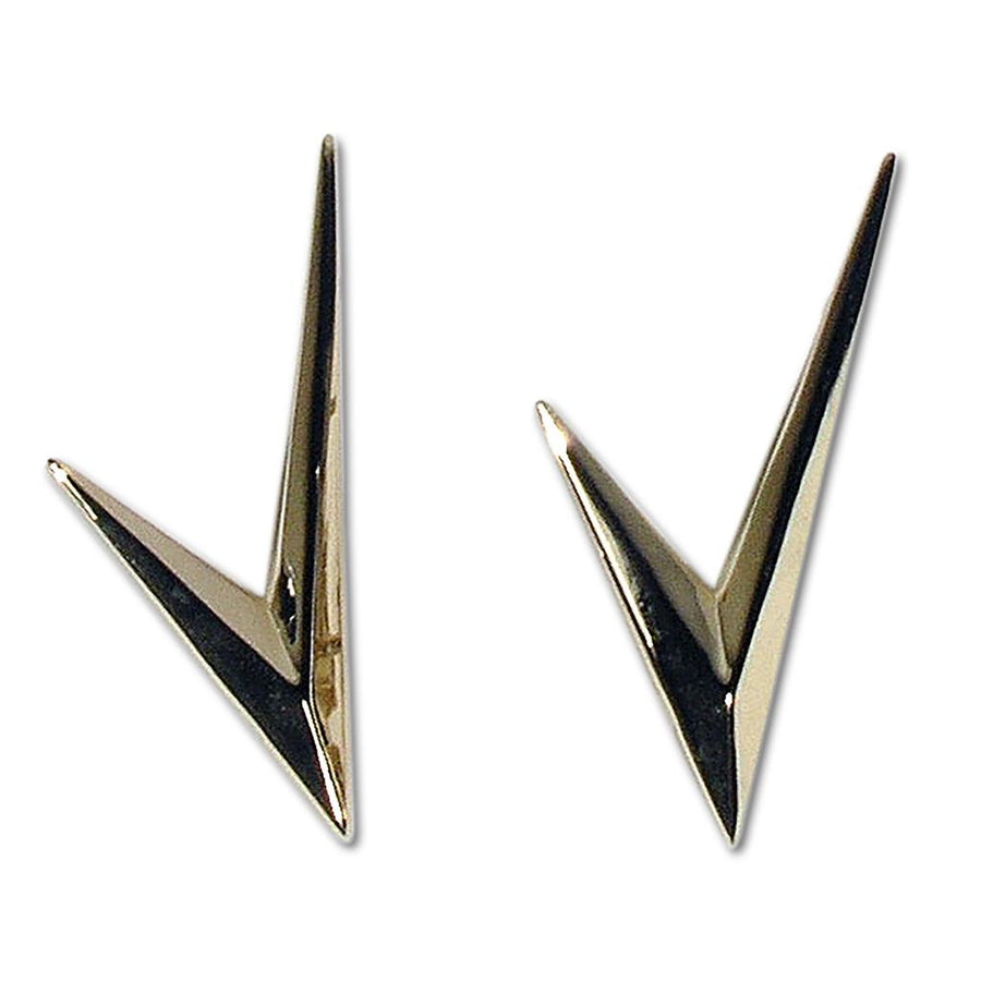 1955 Corvette C1 Emblems, Side Script Gold V's