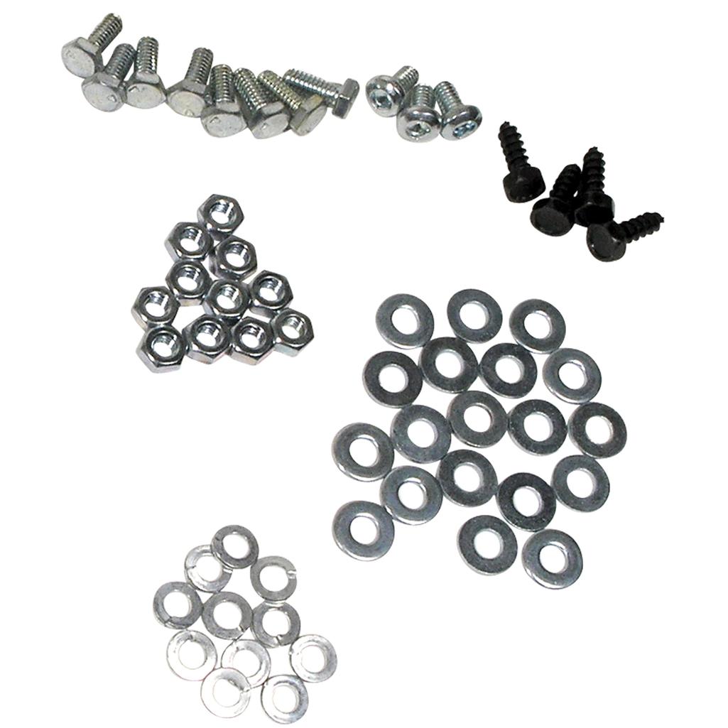 1961-1962 Corvette C1 Splash Shield Mount Kit, 48 Piece