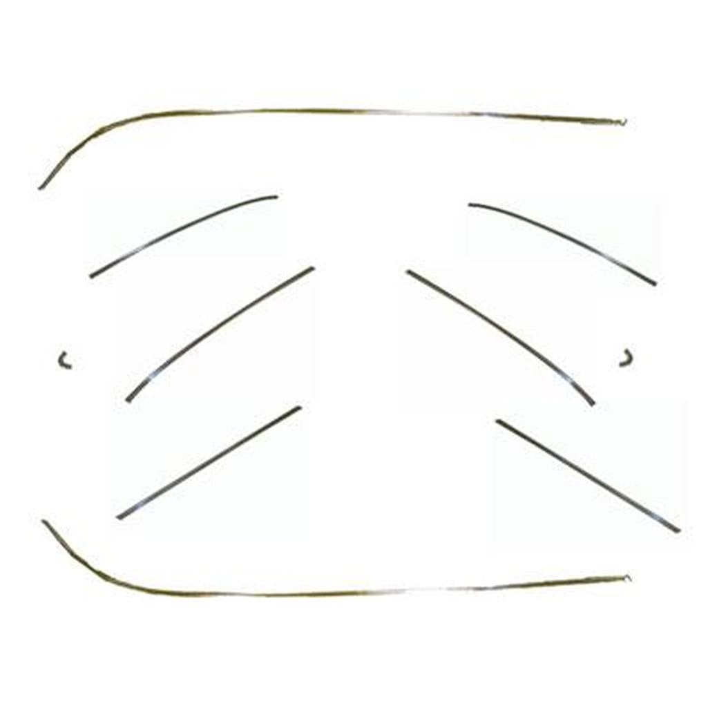1958-1961 Corvette C1 Side Moldings, Car Set 10 Piece
