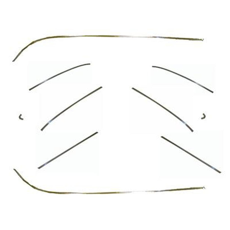 1958-1961 Corvette C1 Side Moldings, Car Set 10 Piece