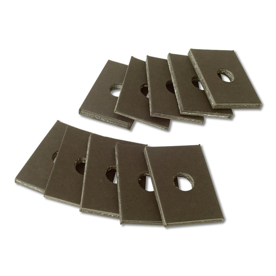 1953-1962 Corvette C1 Body Mount Shims, Cardboard 10 Piece