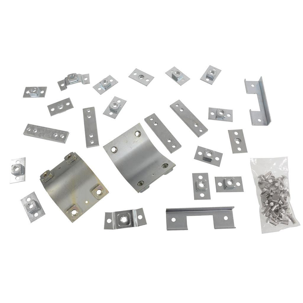 1956-1960 Corvette C1 Underbody Retainer Plates, 22 Piece Set
