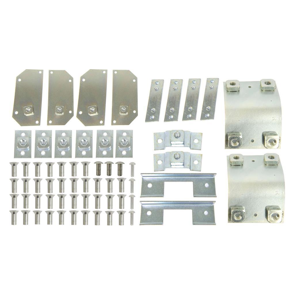 1961-1962 Corvette C1 Underbody Retainer Plates, 18 Piece Set