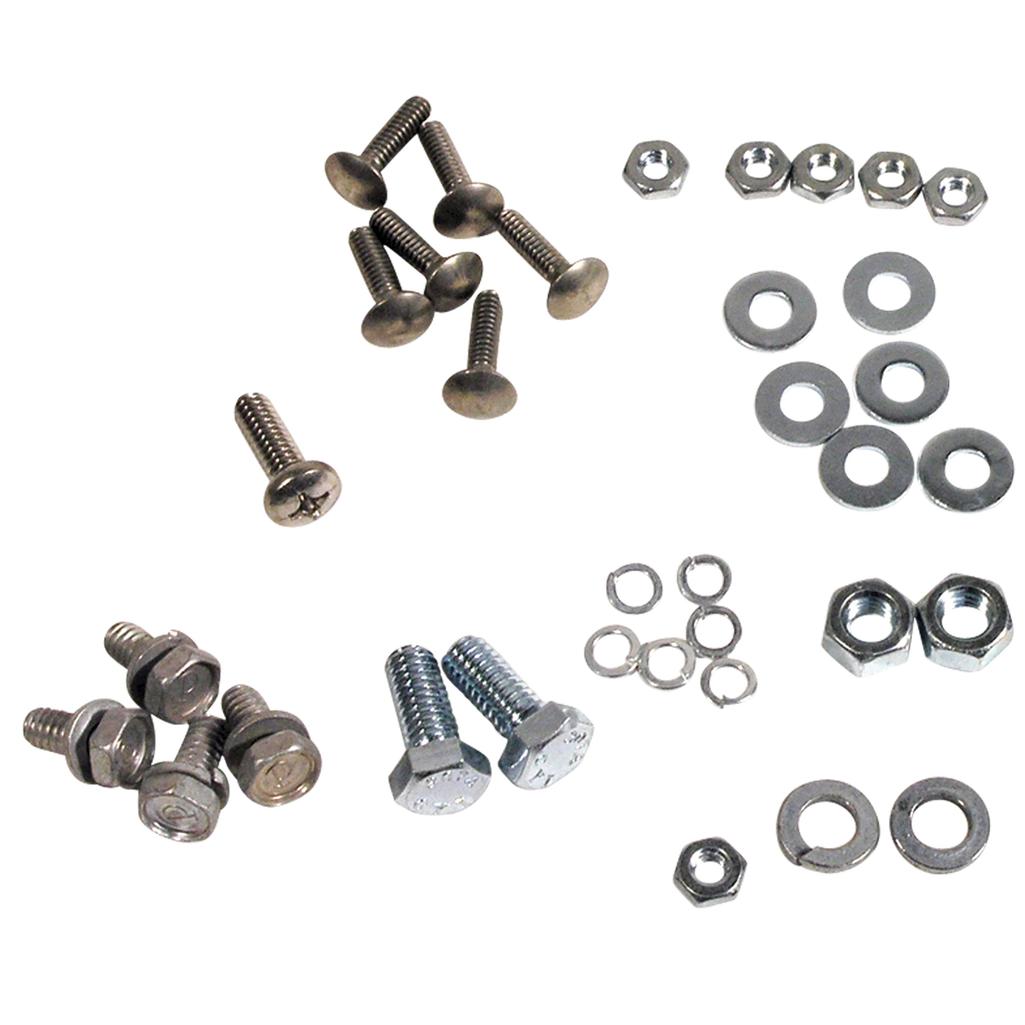 1958-1962 Corvette C1 Cowl Vent & Mechanism Mount Kit, 35 Piece