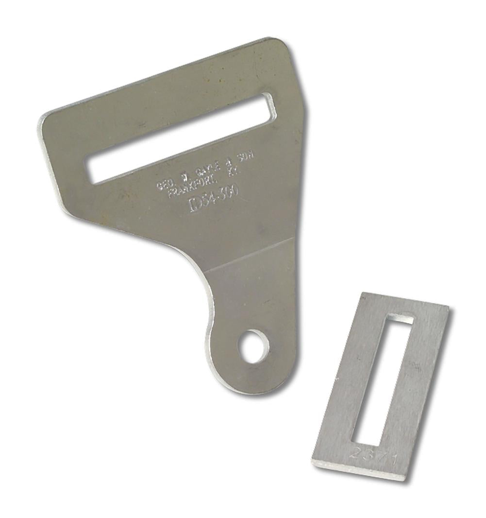 C1 1956-1962 Chevrolet Corvette Seat Belt Floor "Hambone" Bracket/Tightener.