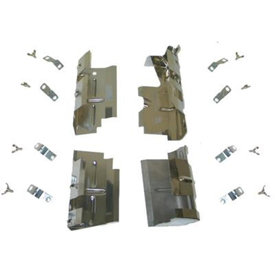 1968 Corvette C3 Ignition Shields, Spark Plug 4 Piece Set