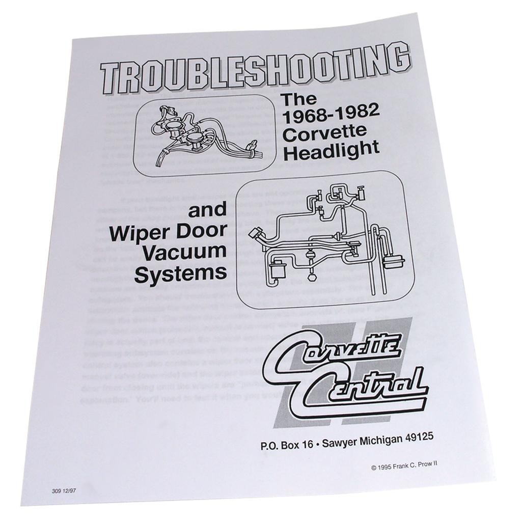 1968-1982 Corvette C3 Vacuum System Troubleshooting Manual
