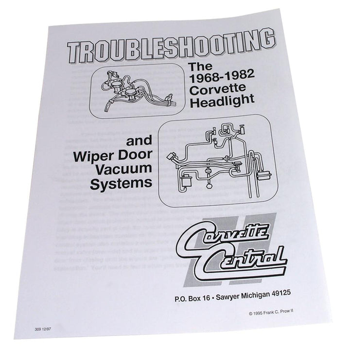 1968-1982 Corvette C3 Vacuum System Troubleshooting Manual