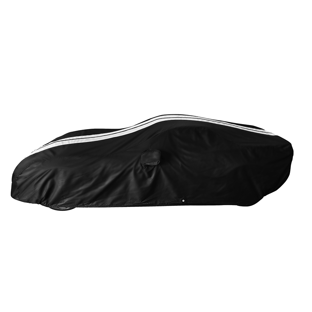 Corvette Ultraguard Plus Car Cover - Indoor/Outdoor Protection - Black W/ Gray Stripes : 1984-1996 C4
