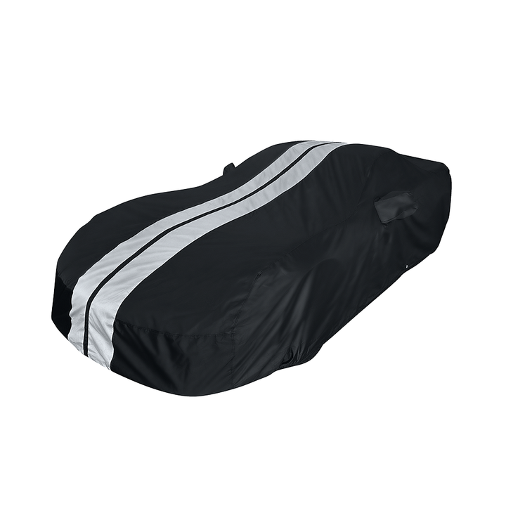 Corvette Ultraguard Plus Car Cover - Indoor/Outdoor Protection - Black W/ Gray Stripes : 1997-2004 C5, Z06