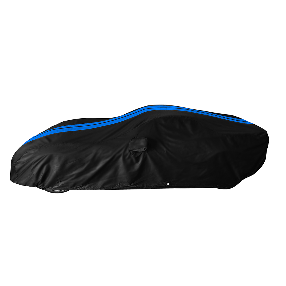 Corvette Ultraguard Plus Car Cover - Indoor/Outdoor Protection - Black W/ Blue Stripes : 1984-1996 C4