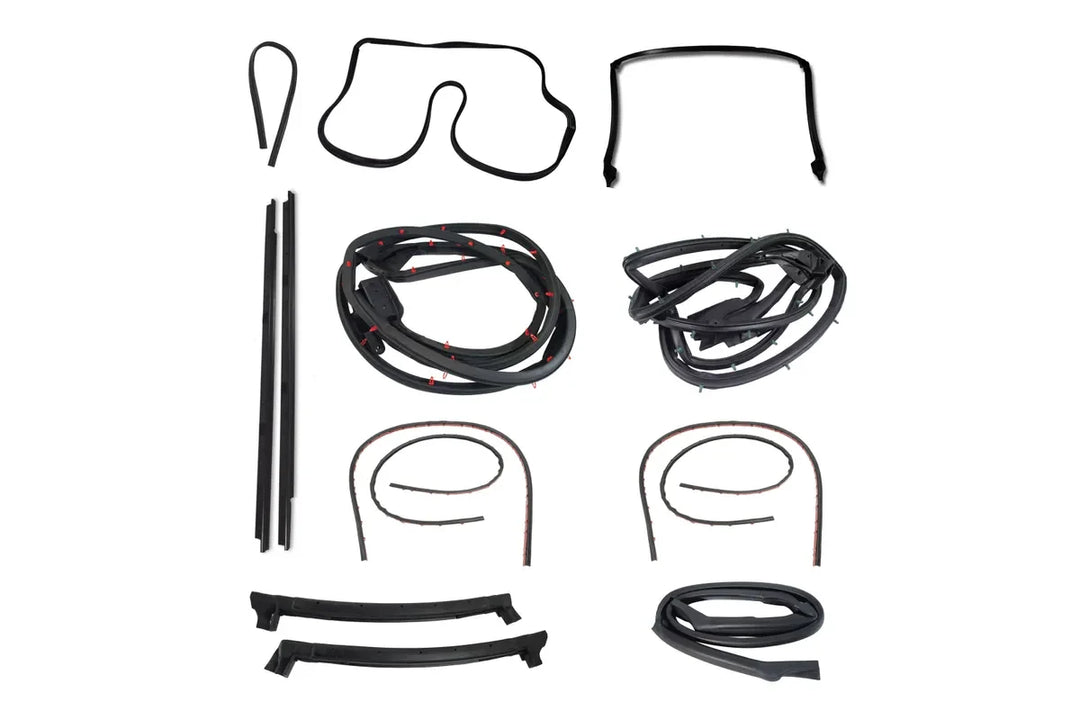 Corvette - 14 Piece Weatherstrip Kit - Coupe : C5 1998-2004