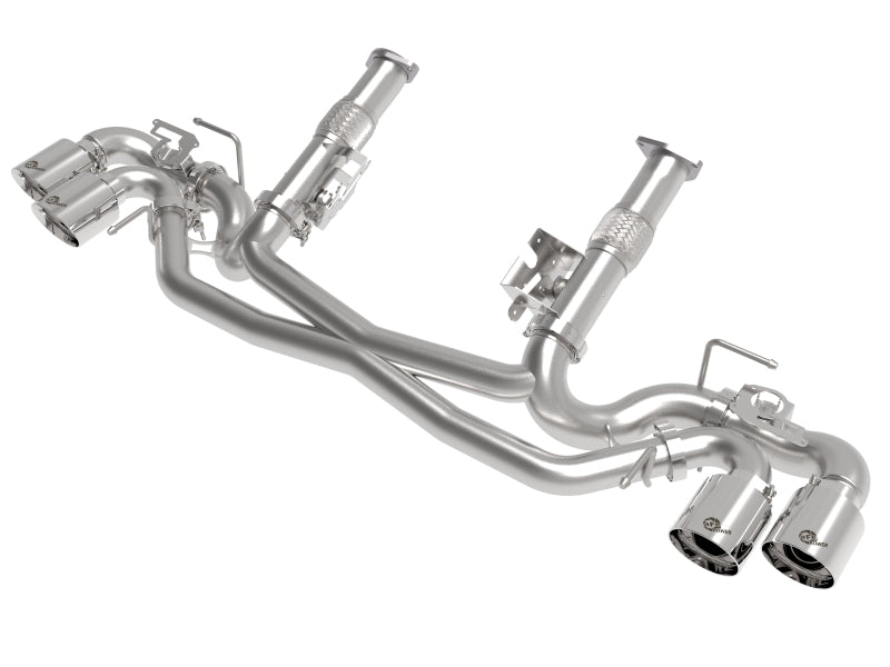 Corvette C8 aFe MACH Force-Xp 304 Stainless Steel Cat-Back Exhaust Pol ...