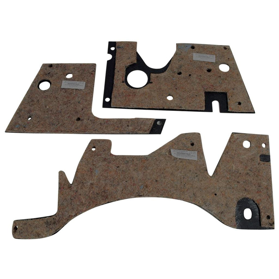 1958-1961 Corvette C1 Firewall Insulation Set, 3pc