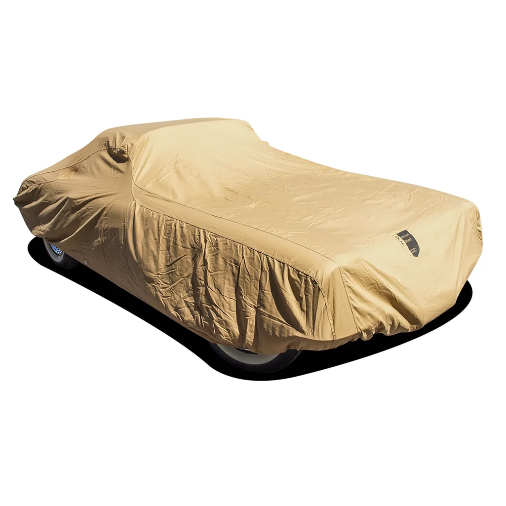 Corvette Car Cover. Premium Flannel Tan: 1953-1962