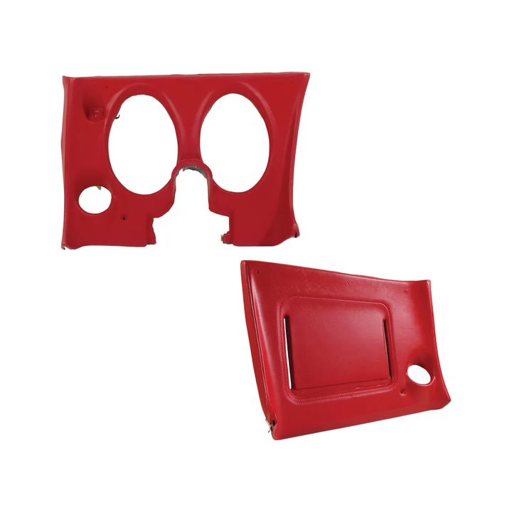 1977 Corvette C3 Lower Dash Pad Pair W/O Lower AC Vent Cutout