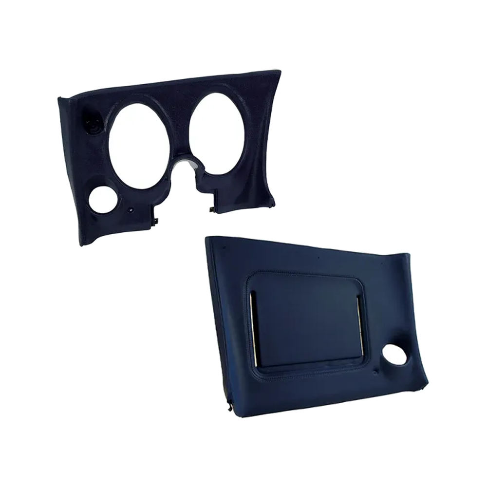 1977 Corvette C3 Lower Dash Pad Pair W/O Lower AC Vent Cutout