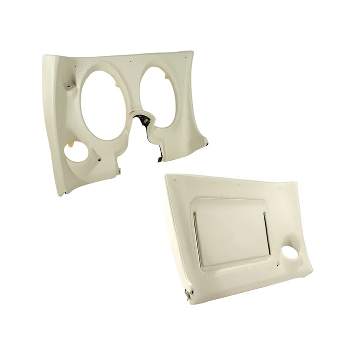 1977 Corvette C3 Lower Dash Pad Pair W/O Lower AC Vent Cutout