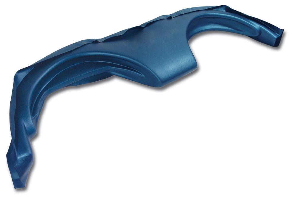 C1 1959-1960 Chevrolet Corvette Dash Pad. Speaker Delete Turquoise