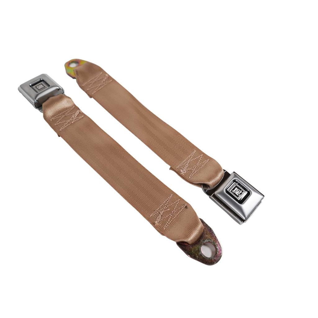 1992-1996 Corvette C4 Beige Lap & Shoulder Seat Belts - Single Retractor