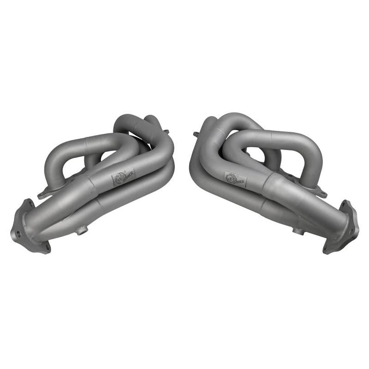 Corvette C8 6.2L V8 aFe Twisted 304SS Header- Titanium Ceramic Coated 2020-2025