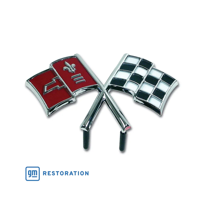 C2 1966 Corvette Emblem - Front
