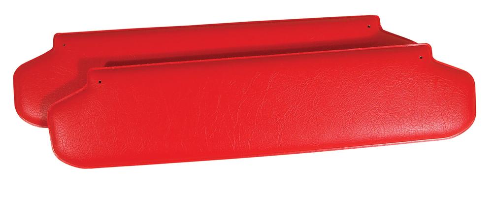 C1 1959-1962 Chevrolet Corvette Sunvisors. Red