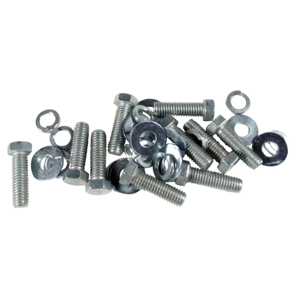 1961-1962 Corvette C1 Rear Bumper Bolt Set, WB Headmark 30 Piece Set