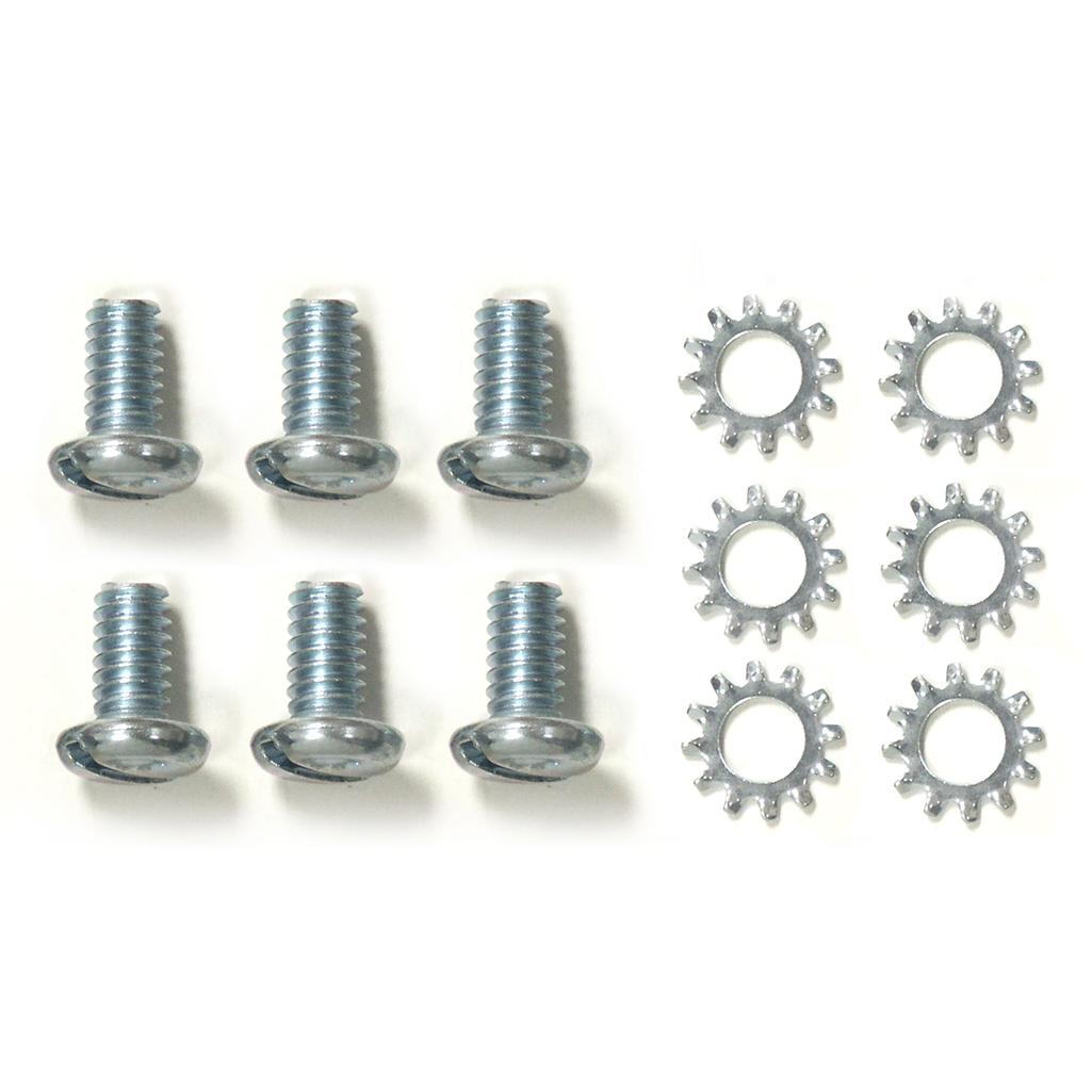 1956-1962 Corvette C1 Water Pump Backplate Screw Set, 6 Piece
