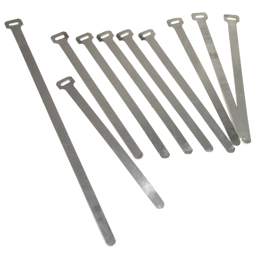 1961-1962 Corvette C1 Heater Hose Tie Strip Kit, Aluminum 10 Piece