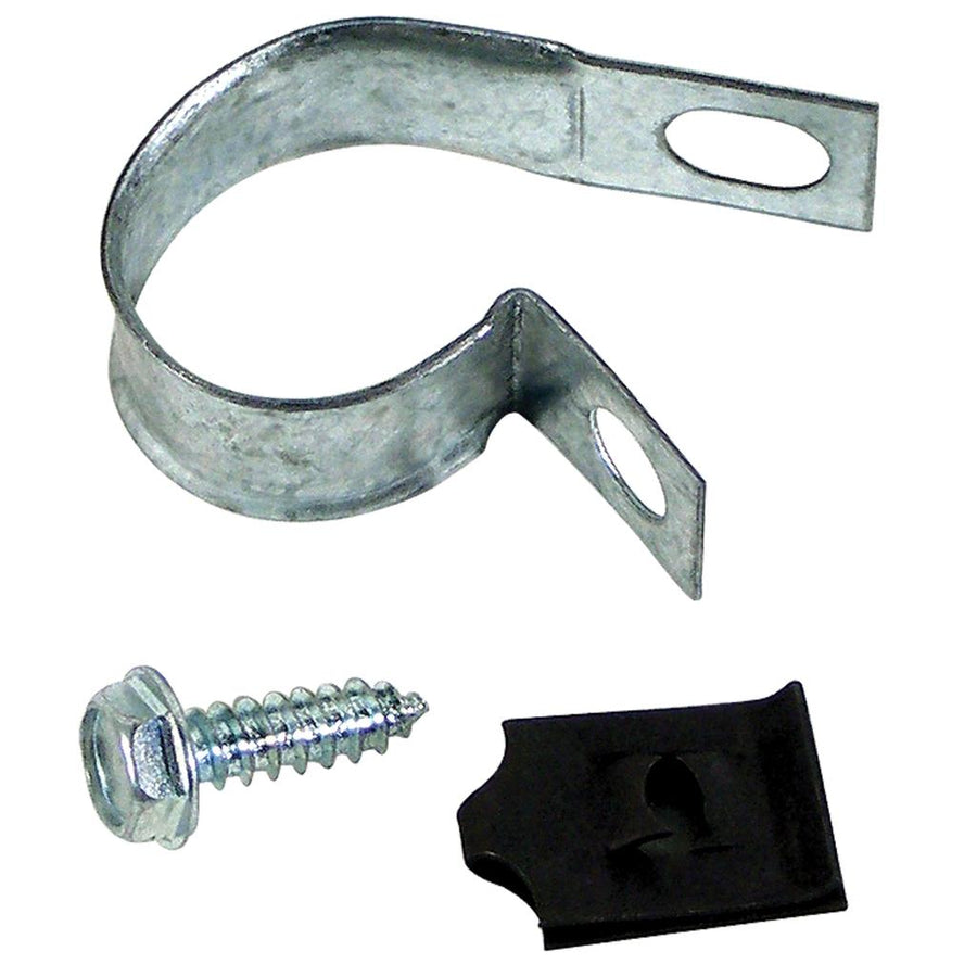 1956-1962 Corvette C1 Antenna Support Bracket Clamp, Bolt & Nut Set