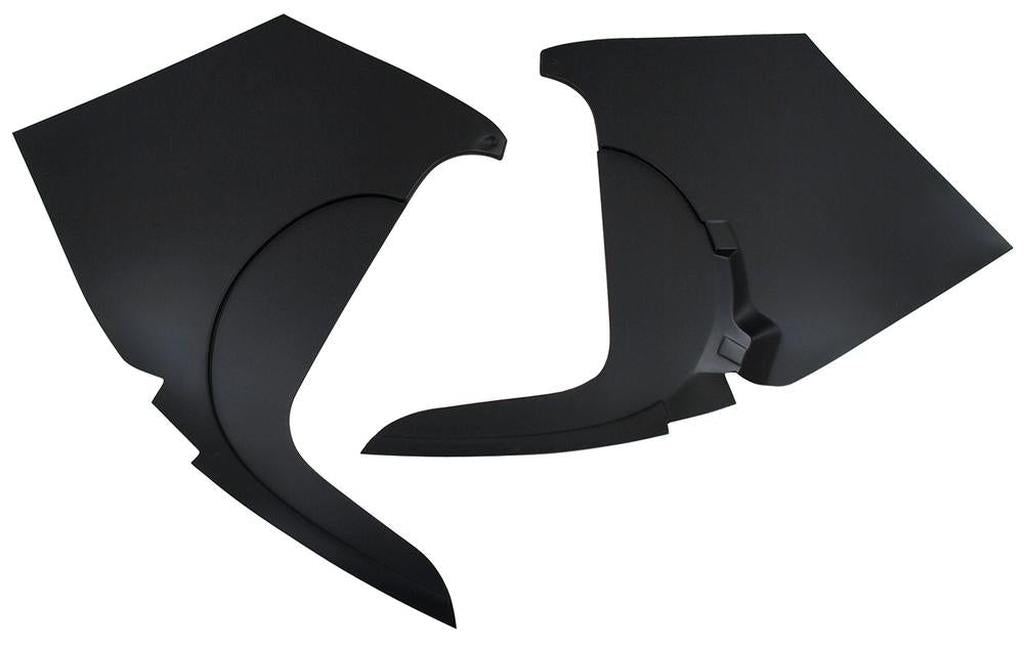 C1 1958 Corvette Kick Panels W/O Inserts - Charcoal
