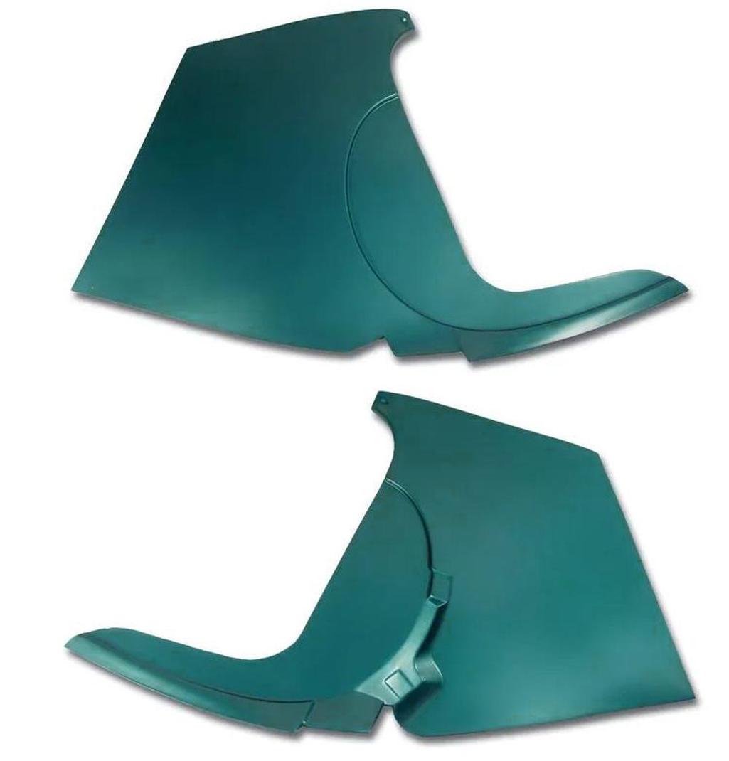 C1 1961 Corvette Kick Panels W/O Inserts - Blue