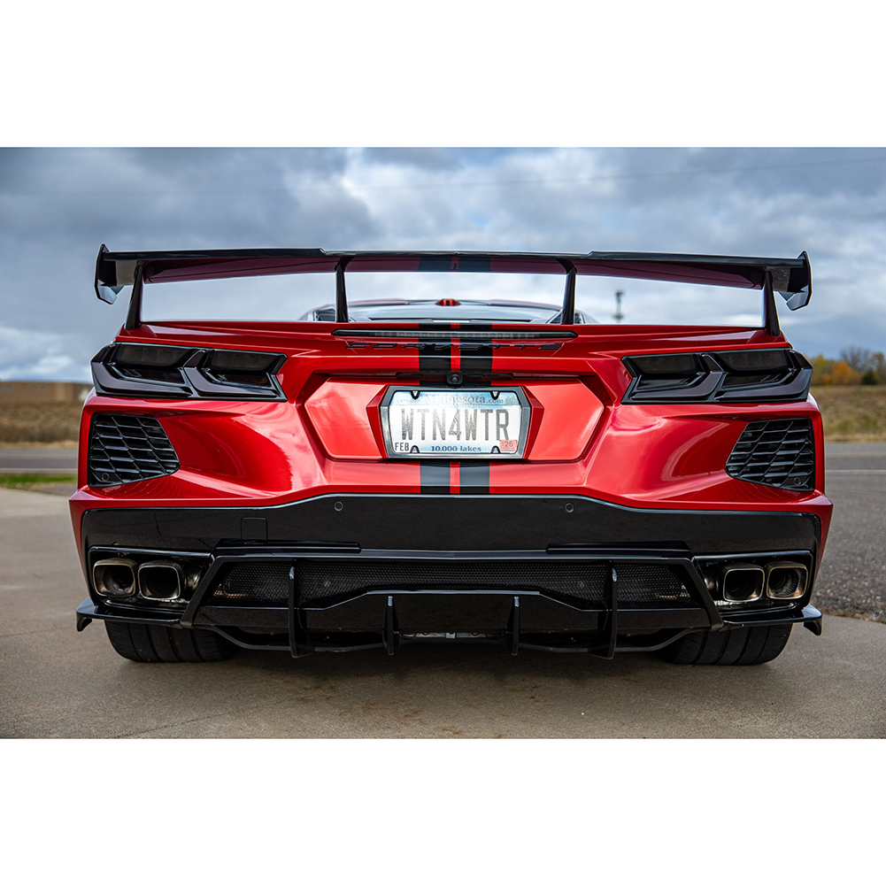 Corvette Rear Tail Light Blackouts - Smoked : C8 Stingray, Z51, Z06, E-Ray, ZR1