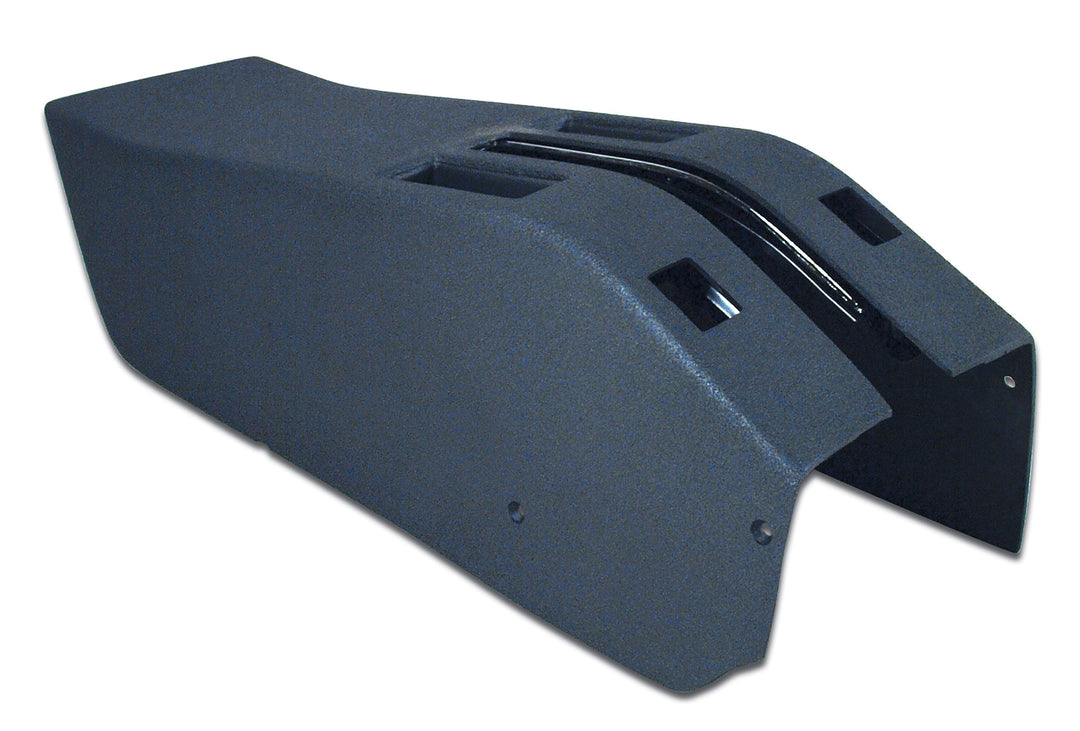 C3 1968 Corvette Park Brake Console W/Power Window Switch Cutouts - Dark Blue