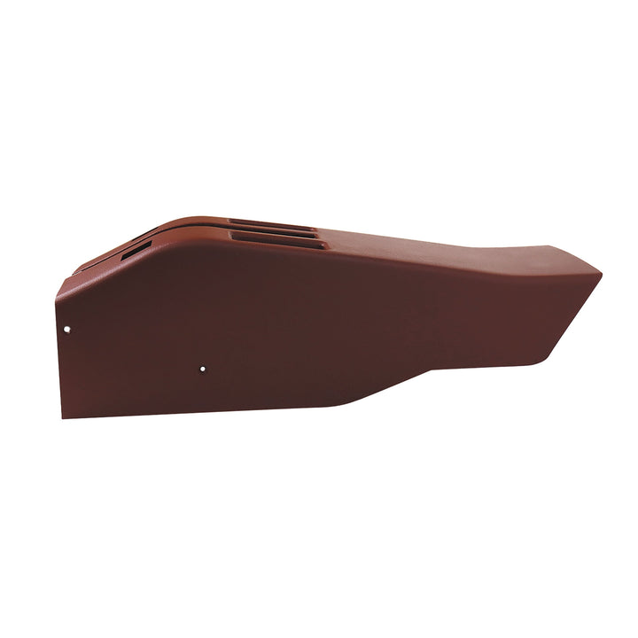 C3 1968 Corvette Park Brake Console W/Power Window Switch Cutouts - Dark Orange